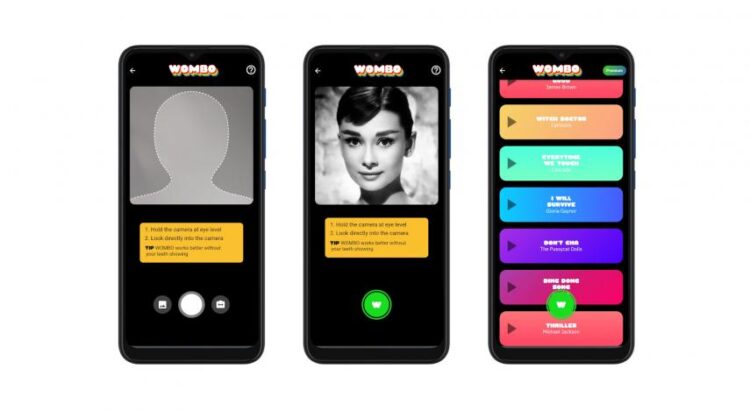 Revive fotografias con Wombo