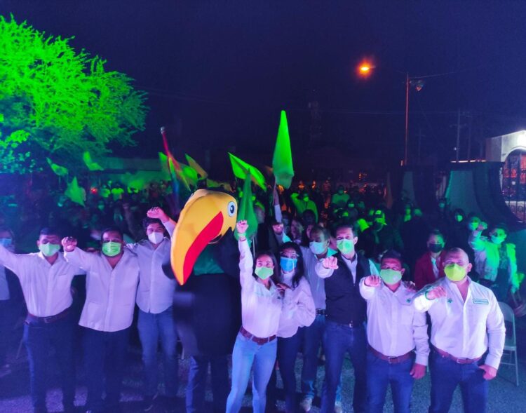 Inician campaña candidatos del PVEM a alcaldía y Diputaciones de Victoria