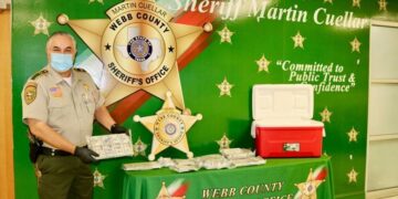 Incauta Sheriff del Condado de Webb más de 205 mil dólares en efectivo