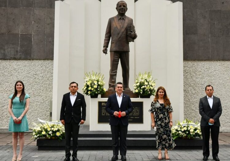 Conmemora PRI centenario del natalicio de Jesús Reyes Heroles
