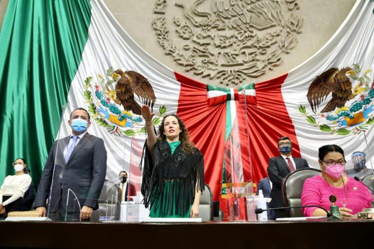 Mariana Rodríguez asume Vicepresidencia de la Cámara de Diputados