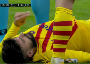 Barcelona podría no contar con Piqué para enfrentarse en El Clásico