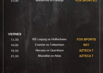 Programación de partidos del 13 al 19 de Abril de 2021