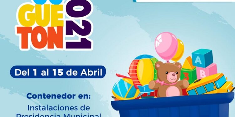 Convoca Municipio de Victoria a #Juguetón 2021