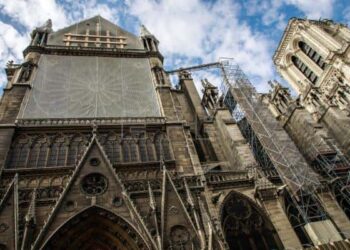 Así luce Notre Dame de París después del incendio