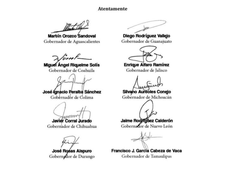 Gobernadores de Alianza Federaliza emplazan a la SCJN 