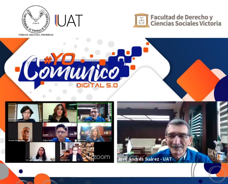 Clausura Rector de la UAT ponencias del Día del Comunicólogo