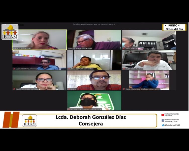 IETAM aprueba el Manual de Cómputos Municipales y Distritales; perdona a 3 candidatos