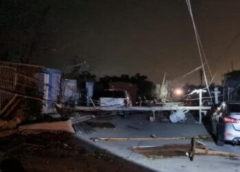 Pega tormenta a Nuevo Laredo