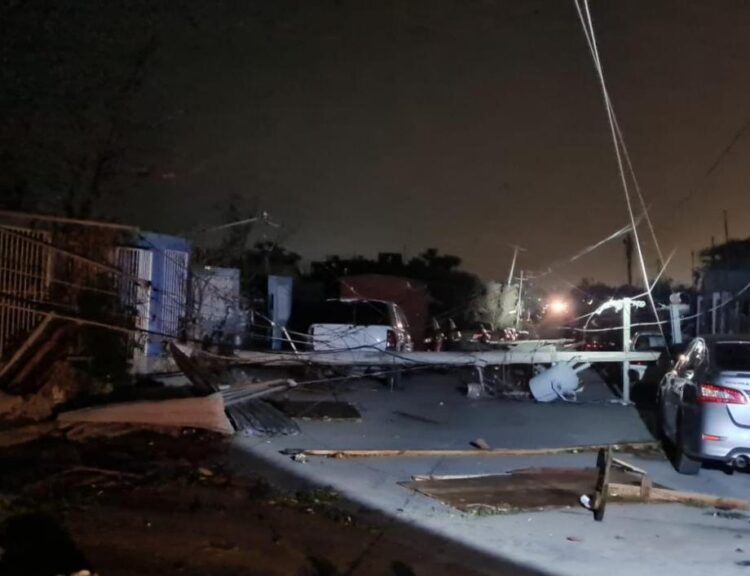 Pega tormenta a Nuevo Laredo