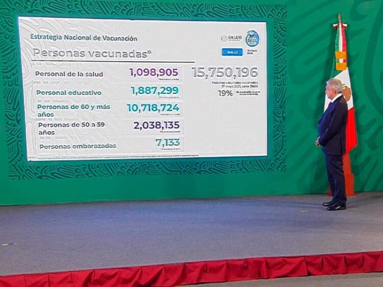 Reforzarán vacunación contra Covid-19 para terminar en octubre