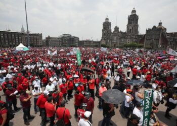 Sin incidentes concluye marcha por el Día Internacional del Trabajo