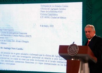 Revela AMLO en Mañanera carta de EU sobre investigación contra G. Cabeza de Vaca
