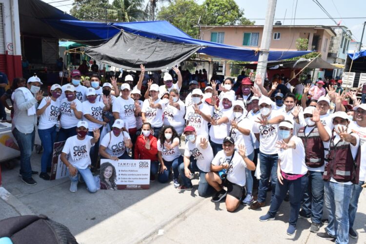 Olga Sosa recibe voto de confianza ciudadana para ser presidenta municipal de Tampico