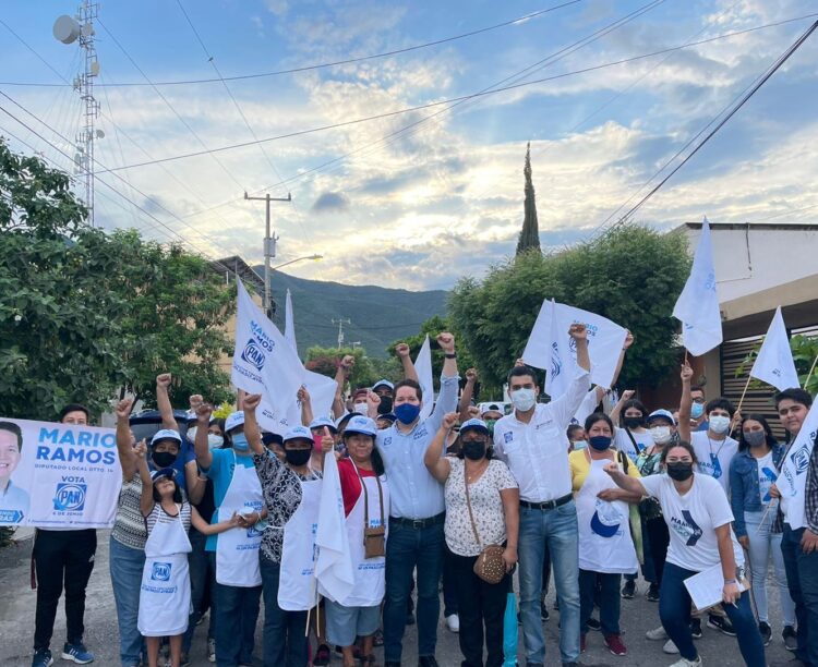 Propone Mario Ramos trabajar por el bien de Victoria