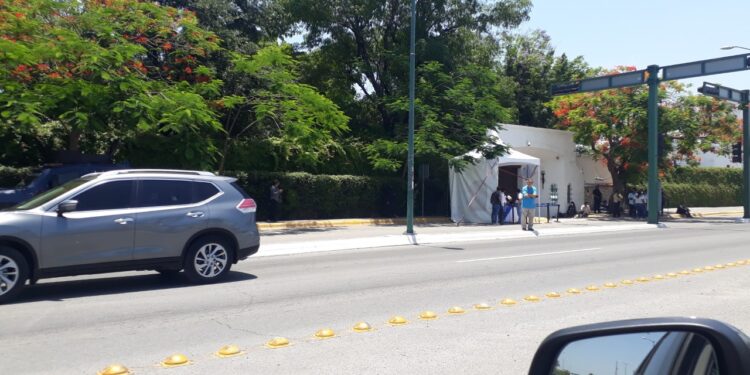 Instalan Oficialía de Partes frente a casa de Gobierno