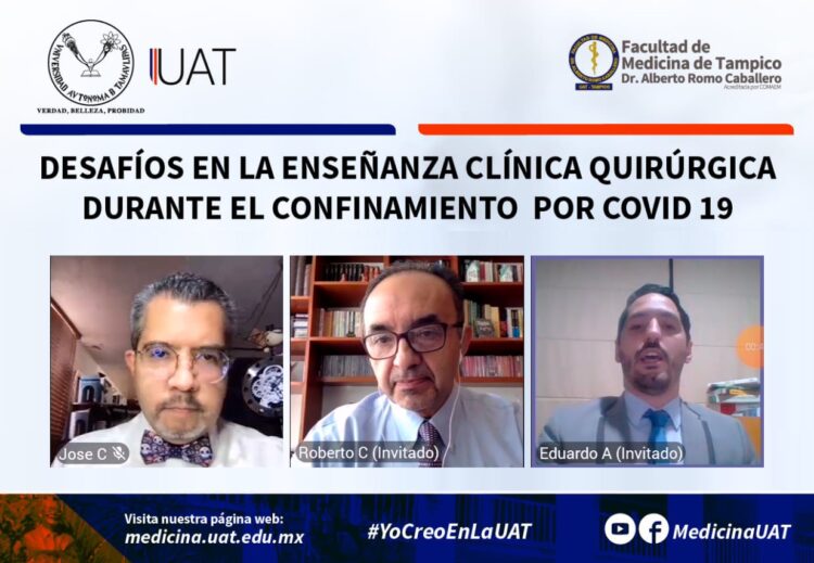 Atiende UAT los desafíos de la enseñanza clínica en la pandemia
