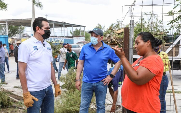 Con ‘Voluntad y Trabajo’ apoya Rivas a familias del poniente de Nuevo Laredo
