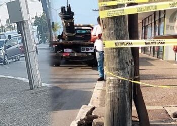 Choque deja sin luz a zona de Sierra Morena de Tampico