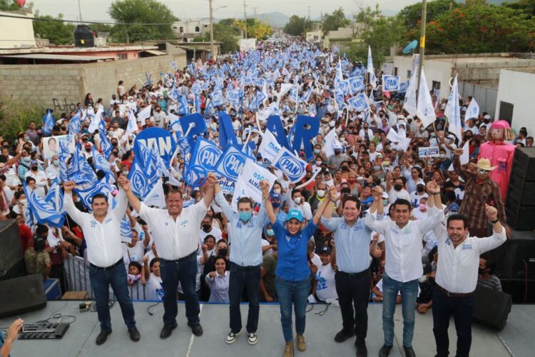 Tiene Pilar Gómez cierre de campaña en sector norponiente de Victoria