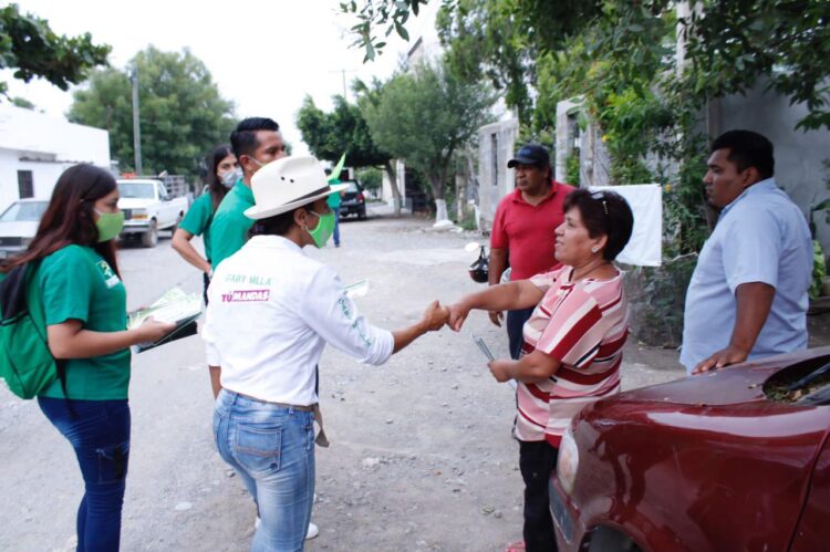 Pide Gabriela Millá del PVEM reflexionar el voto a victorenses