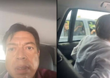Denuncia Mario Delgado bloqueo por hombres armados en carretera Matamoros-Reynosa