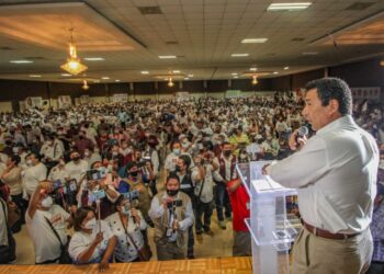 Vive Matamoros efervescencia política a favor de Mario López  de MORENA