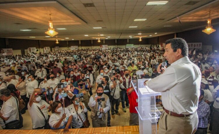 Vive Matamoros efervescencia política a favor de Mario López de MORENA