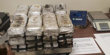 Caen 2 gringos con droga en puente Hidalgo-Reynosa