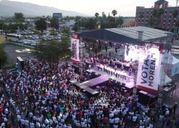 Encabeza Gattás magno cierre de campaña en Victoria con Kumbia Kings