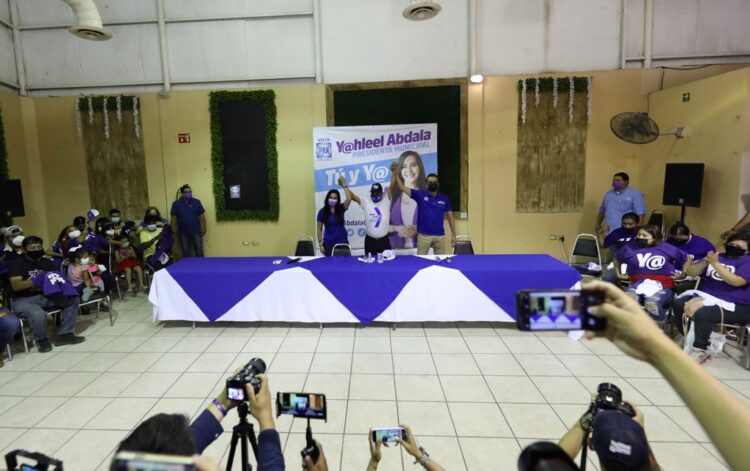 Se suman familias del PVEM a Yahleel y Rivas en Nuevo Laredo