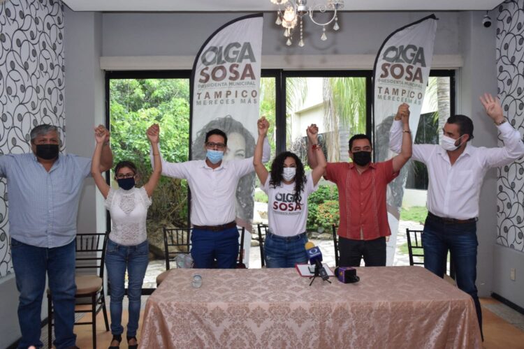 Olga Sosa suma a integrantes de Fuerza por México para alcaldía de Tampico