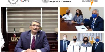 Formalizan colaboración la UAT y Universidad México Americana del Norte