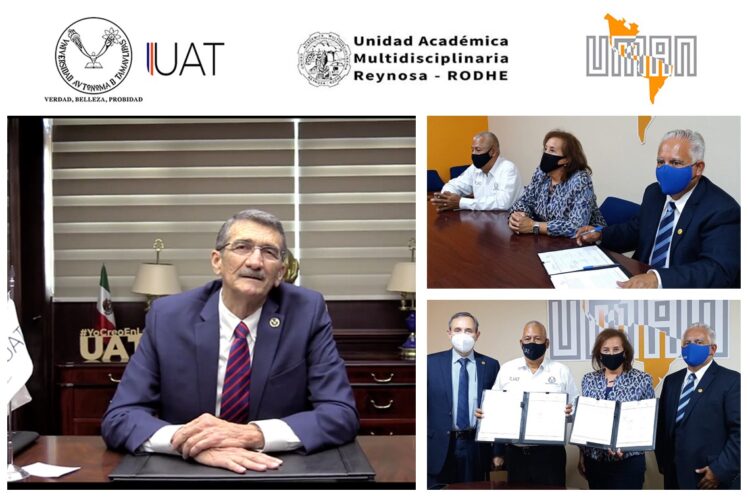 Formalizan colaboración la UAT y Universidad México Americana del Norte