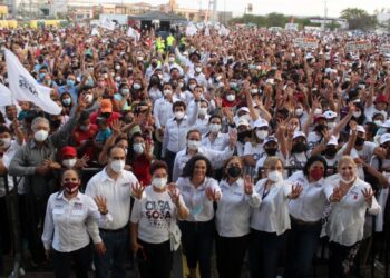 Miles acompañan a Olga Sosa en cierre de campaña por alcaldía de Tampico