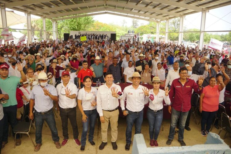 Confía Gattás en el voto del sector rural para Morena