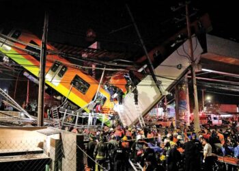 Se desploma el Metro; saldo preliminar: 23 fallecidos y 65 lesionados; 7 de ellos graves