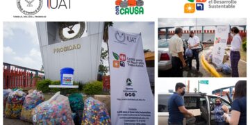 Recolecta UAT taparroscas en modalidad drive-thru para apoyar a pacientes con cáncer