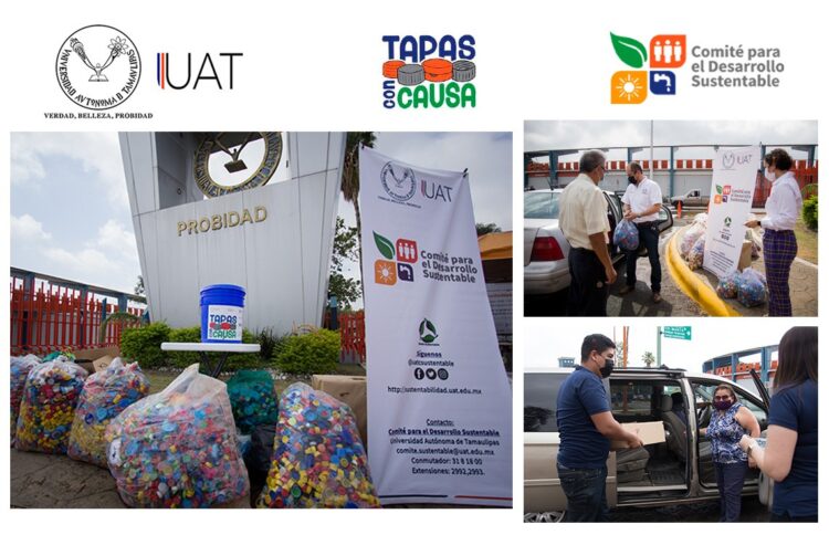 Recolecta UAT taparroscas en modalidad drive-thru para apoyar a pacientes con cáncer