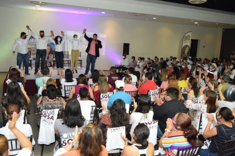 Magisterio da su respaldo a Olga Sosa candidata a alcaldesa en Tampico