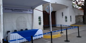 Instalan Oficialía de Partes frente a casa de Gobierno
