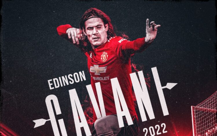 Edinson Cavani renueva contrato con Manchester United hasta el 2022