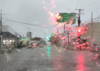 Llueve en Ciudad Victoria esta mañana