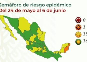 La mitad del pais se encuentra en semaforo verde