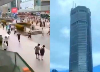 Rascacielos se tambalea sin razón en China