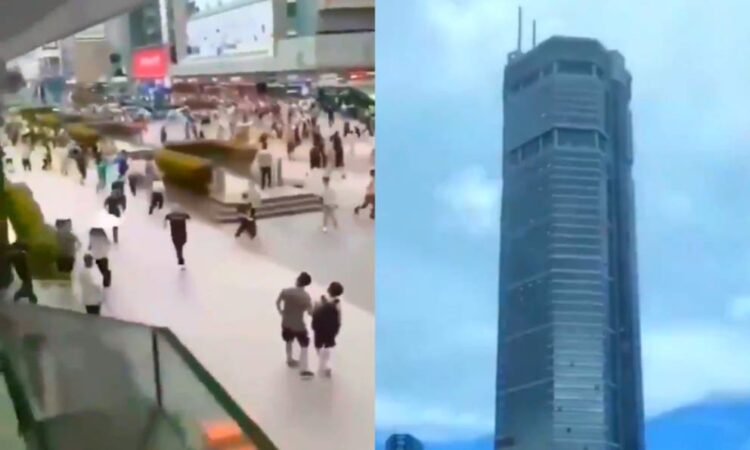 Rascacielos se tambalea sin razón en China