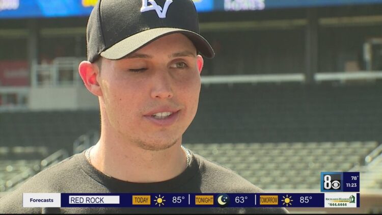 Drew Robinson beisbolista perdió un ojo tras intento de suicidio