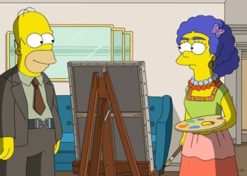 Los Simpson rinde homenaje a Frida Kahlo y Diego Rivera