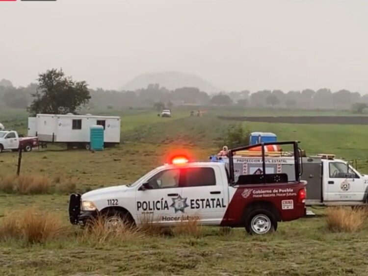 Rescatan a los perros atrapados en el socavón de Puebla