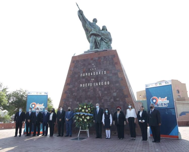 Conmemoran autoridades y sociedad 173 aniversario de Nuevo Laredo